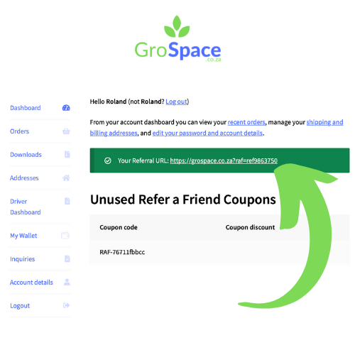 GroSpace - Reference code