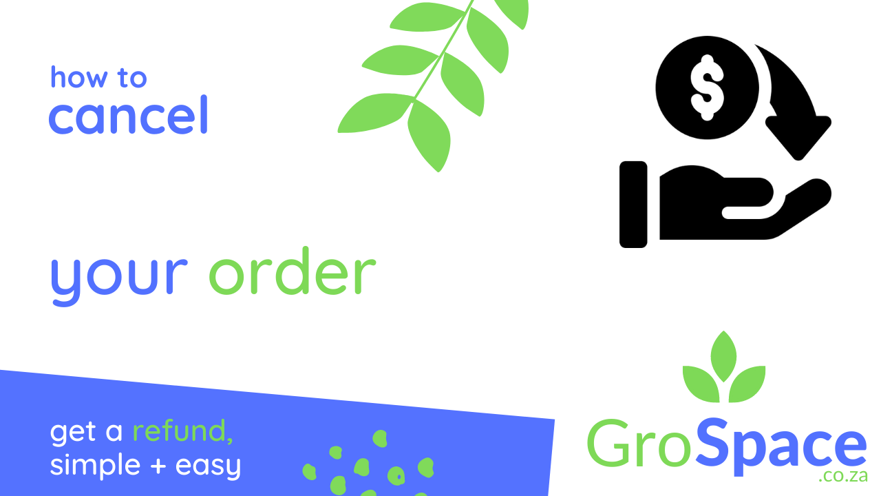 GroSpace -how to cancel your order