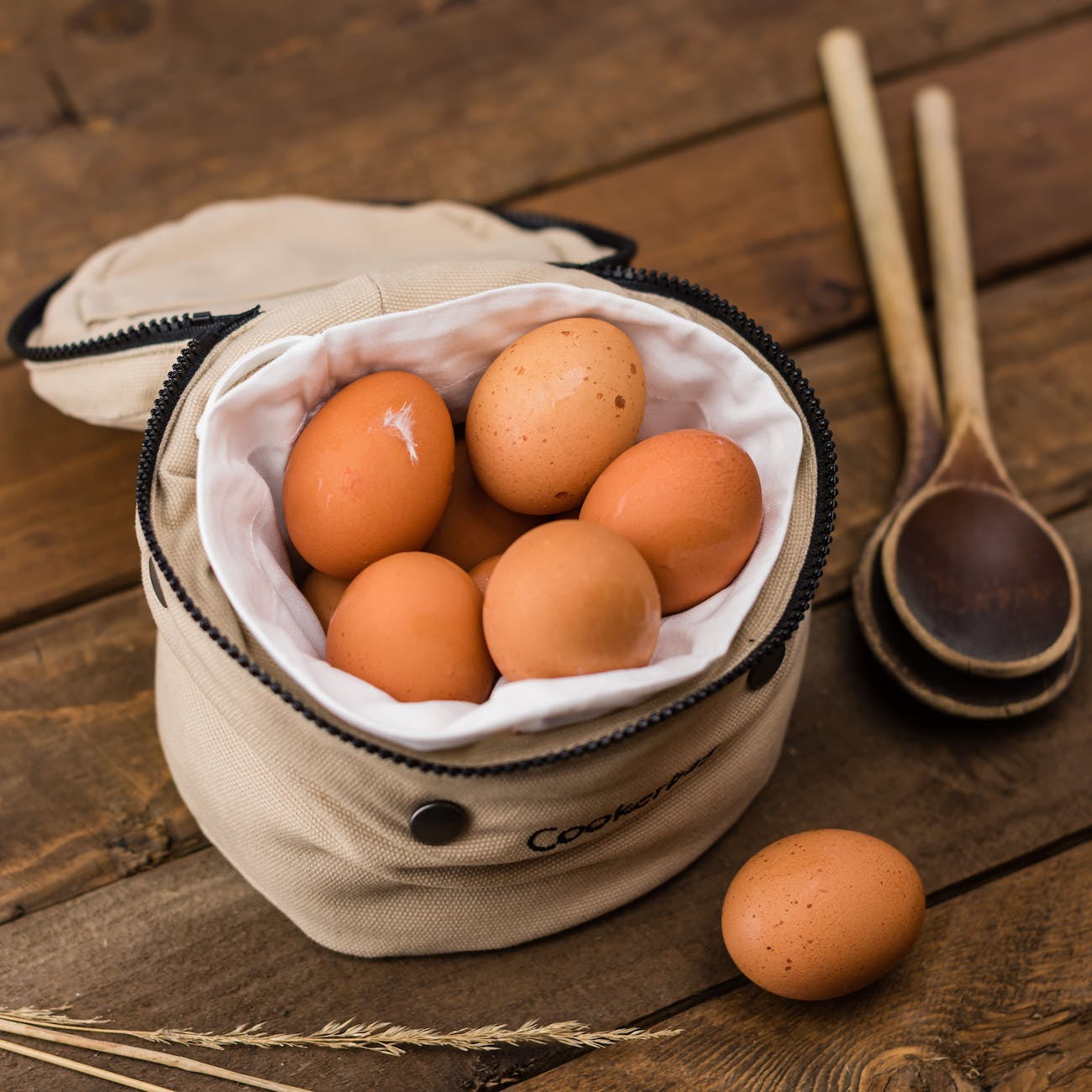 brown eggs from layer chickens